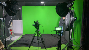 Photo de galerie - Tournage fond vert