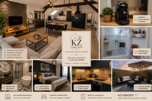 Photo de galerie - KZ CONCEPT ?  Le moindre détail compte. ✨  Propreté, confiance et excellence pour vos logements Airbnb.