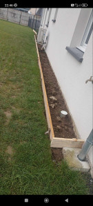 Photo de galerie - Coffrage pour trottoir extérieur 