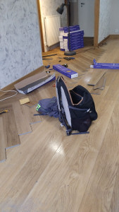 Photo de galerie - Pose de parquet - Revêtement de sol