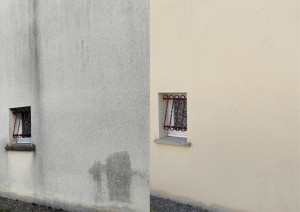 Photo de galerie - Nettoyage de pignon (avant/après)
