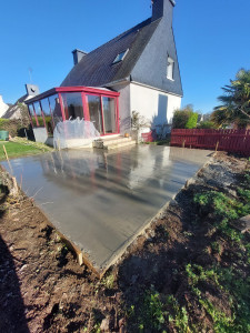 Photo de galerie - Réalisation terrasse 
vous pouvez me contacter au 
06.59.55.32.30 