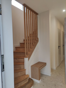 Photo de galerie - Remplacement d'un claustra et embellissement d'une entrée de maison (après)