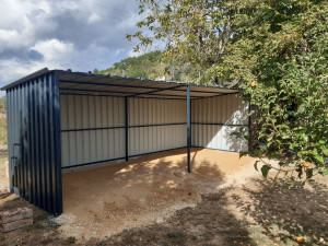 Photo de galerie - Fabrication et montage d'un cabanon sur mesure 