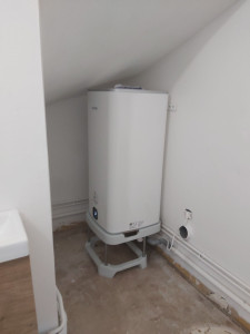 Photo de galerie - Pose d'un chauffe eau extra plat