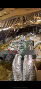 Photo de galerie - Pose climatiseur gainable