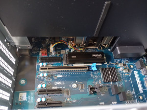 Photo de galerie - Montage PC → changement de SSD m.2 + ajoute d'une carte graphique