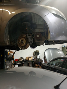 Photo de galerie - Changement rotule amortiseur  et plaquettes de freins