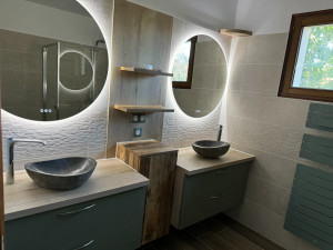 Photo de galerie - Salle de bain clé en main faites par mes soins