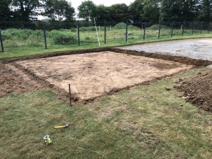 Photo de galerie - Fouille pour fondation garage 