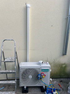 Photo de galerie - Installation paC air air mano-split
