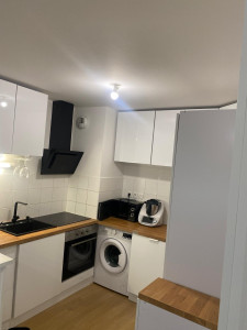 Photo de galerie - Pose d'une cuisine complète,  plomberie et électricité. 