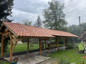 Photo de galerie - Charpente avec tuiles