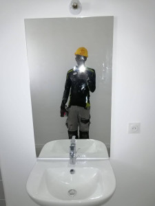 Photo de galerie - Pose de lavabo 