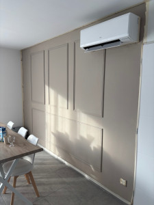 Photo de galerie - Peinture et effet cadre bois collé et peint