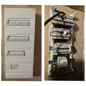 Photo de galerie - Changement tableau électrique <Avant & Après>
