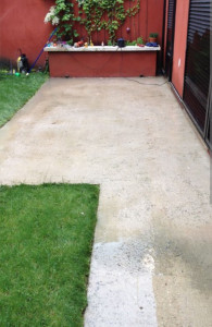 Photo de galerie - Création terrasse sûr plots.