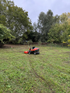 Photo de galerie - Tonte : herbe grasse et terrain en pente APRÈS
