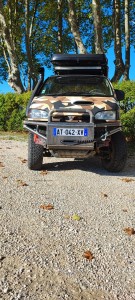 Photo de galerie - Fabrication d'un pare choc en aciers pour véhicules 4x4 avec treuil intégrées 