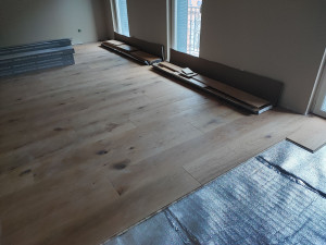 Photo de galerie - Pose de parquet - Revêtement de sol
