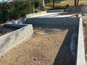 Photo de galerie - Fondation pour une maison ossature bois