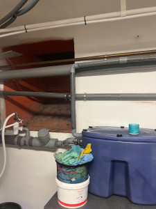 Photo de galerie - Installation d’un bac à graisse pour un restaurant 