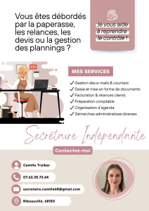 Photo de galerie - Flyer pour la création de l'entreprise