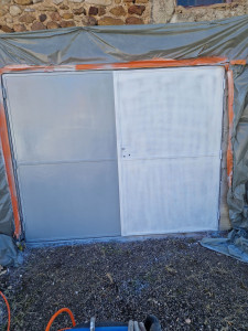 Photo de galerie - Peinture de porte de garage 