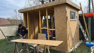 Photo de galerie - Réalisation d’un abri de jardin 12m2 