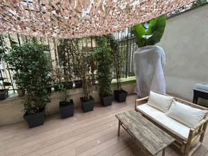 Photo de galerie - Plantation en bac de jasmins/Voile hivernage 