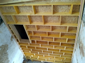 Photo de galerie - Réalisation d'un plancher bois avec osb