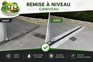 Photo de galerie - Remise à niveau des caniveaux