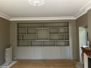 Photo de galerie - Bibliothèque MDF sur mesure 