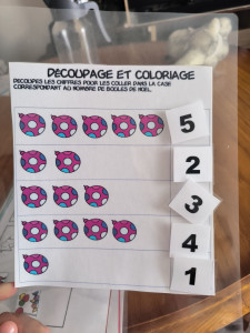 Photo de galerie - Exemple de fiche que j'ai afin de continuer l'apprentissage de vos petits bouts ! :) 