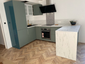 Photo de galerie - Après pose cuisine et sol 