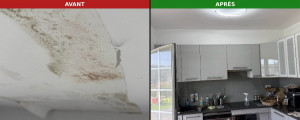 Photo de galerie - Traitement professionnel de l'humidité et des moisissures dans vos salles de bain à Grasse. Rénovation complète pour un intérieur sain. Devis gratuit !