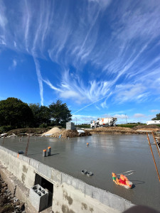 Photo de galerie - Création plancher sur vide sanitaire. 