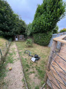 Photo de galerie - Tonte de jardin plus débroussaillage fait en 30 min 