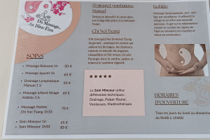 Photo de galerie - Diplômée un massage bien-être, drainage lymphatique manuel, Chi Nei Tsang, kobido, massage minceur.