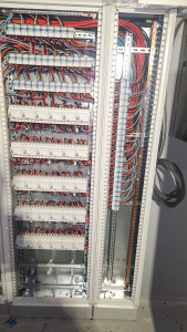 Photo de galerie - Installation armoires électricité, mise en sécurité, câblage et mise au normes 