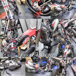 Photo de galerie - Honda CRF 450 encore une
quel plaisir de travailler sur ces motos tout y est accessible  