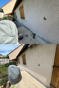 Photo de galerie - Pose de plinthes extérieur 