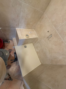 Photo de galerie - Installation sanitaire et carrelage 