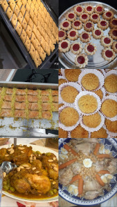 Photo de galerie - Confection de plats salés du Maghreb et autres. Pâtisserie du Maghreb. Gâteau d’anniversaire.