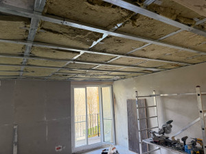Photo de galerie - Isolation de faux plafond 