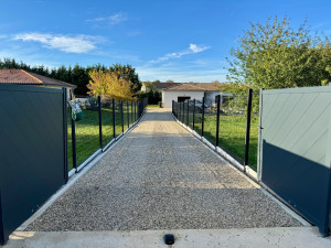 Photo de galerie - Cloture, Allée carrossable, pose de bordure