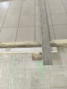 Photo de galerie - Pose de chape et carrelage 