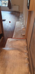 Photo de galerie - Dépose et pose parquet 