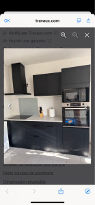 Photo de galerie - Installation cuisine complète 