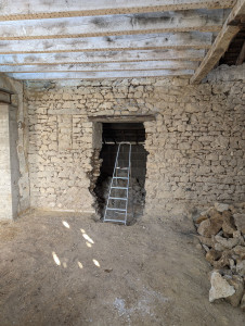 Photo de galerie - Jambage en moellons photos avant 